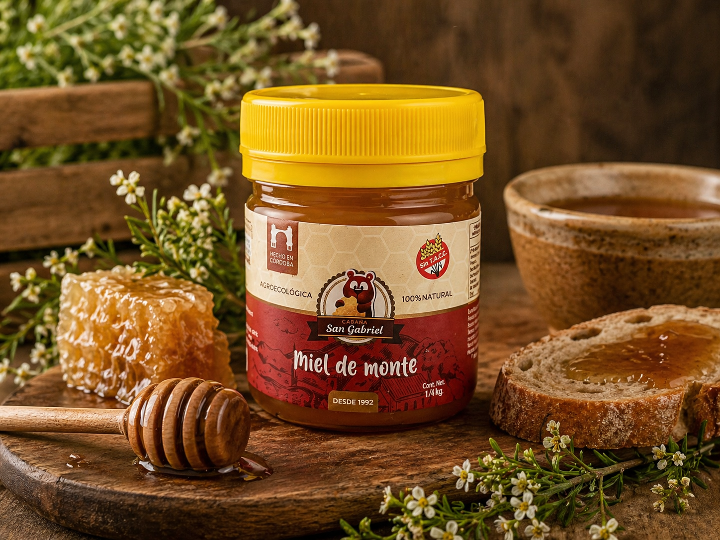 Miel de Monte 250 g PET de Distribuidora Tomate