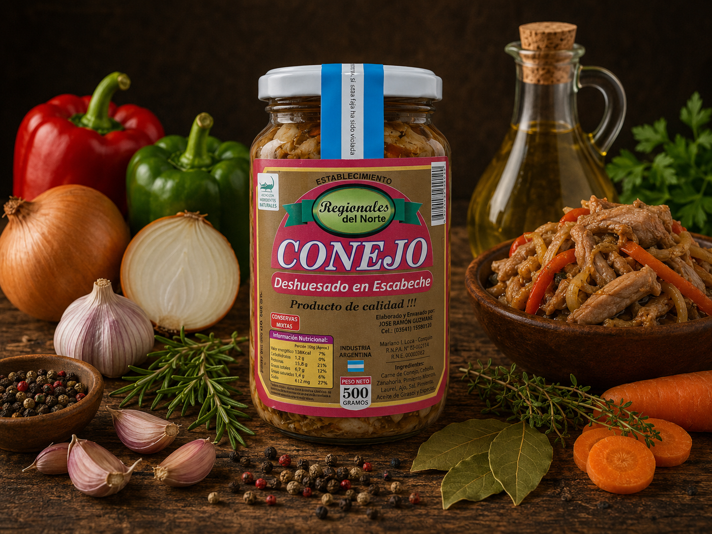 Escabeche de Conejo 500 G