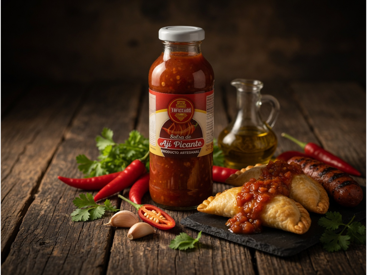 Salsa Ají Picante Taficeños 330 g Vidrio