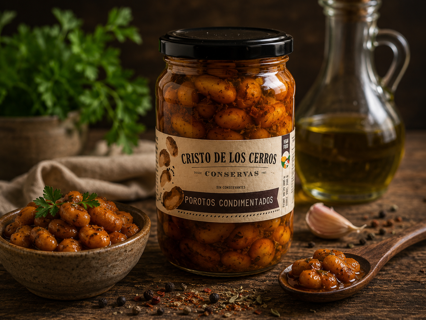 Porotos Condimentados en Aceite 310 g