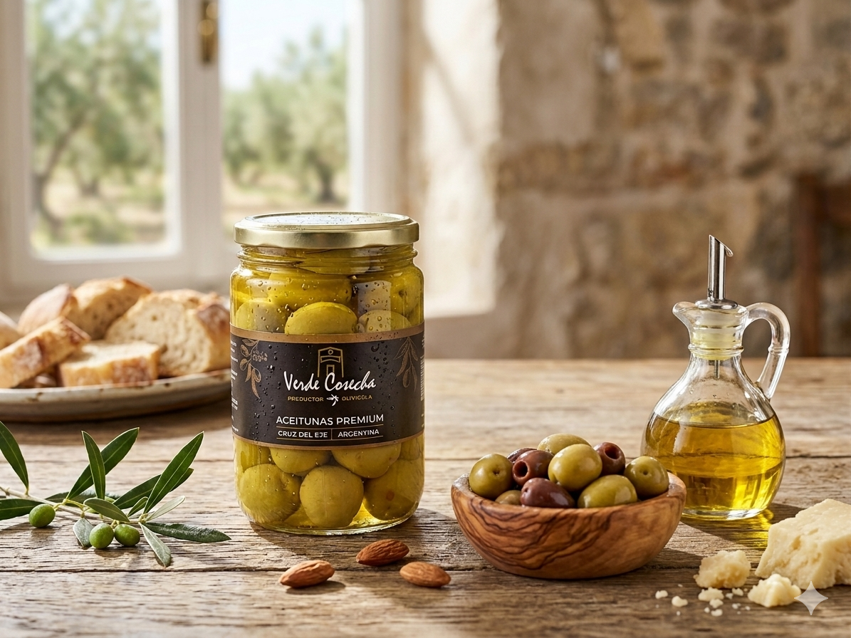 Aceitunas Verdes Premium "0000" 500 g Vidrio