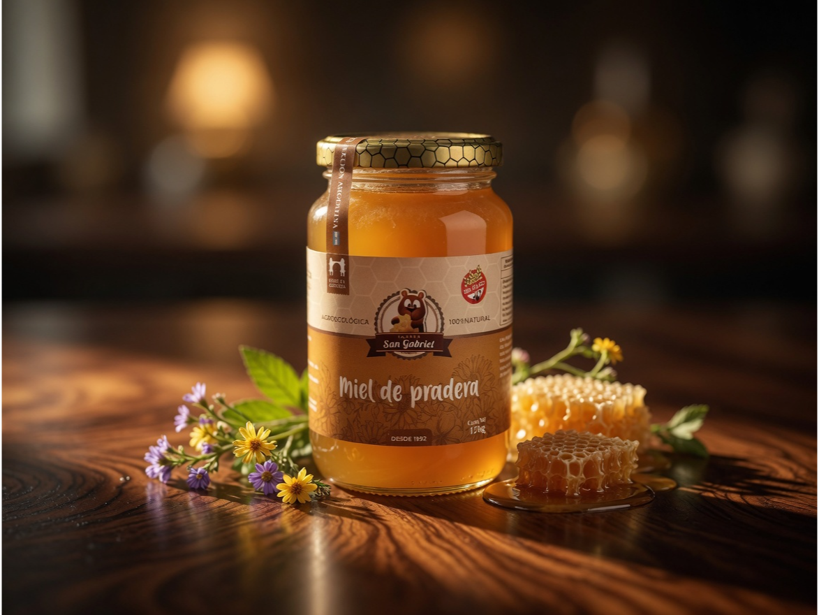 Miel de Pradera 500 g Vidrio