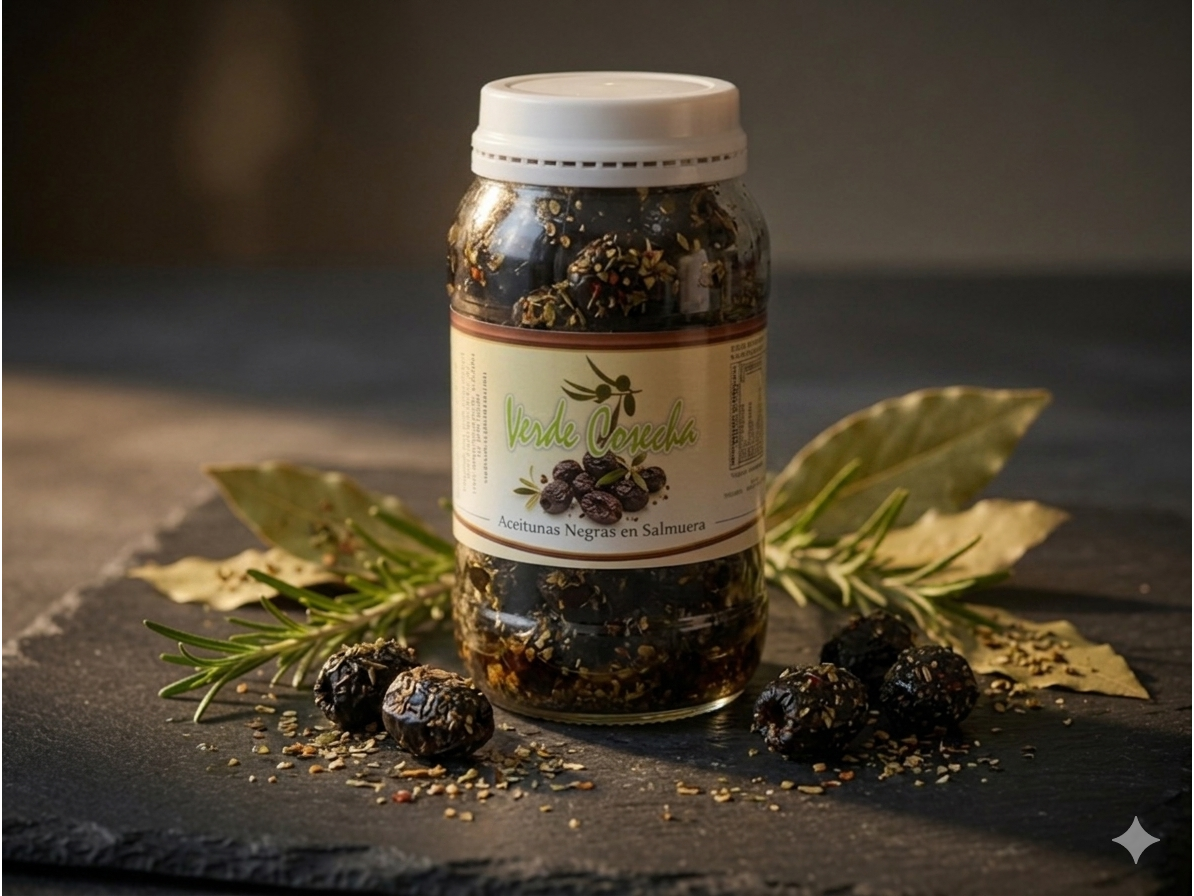Aceitunas Negras Condimentadas 500 g PET