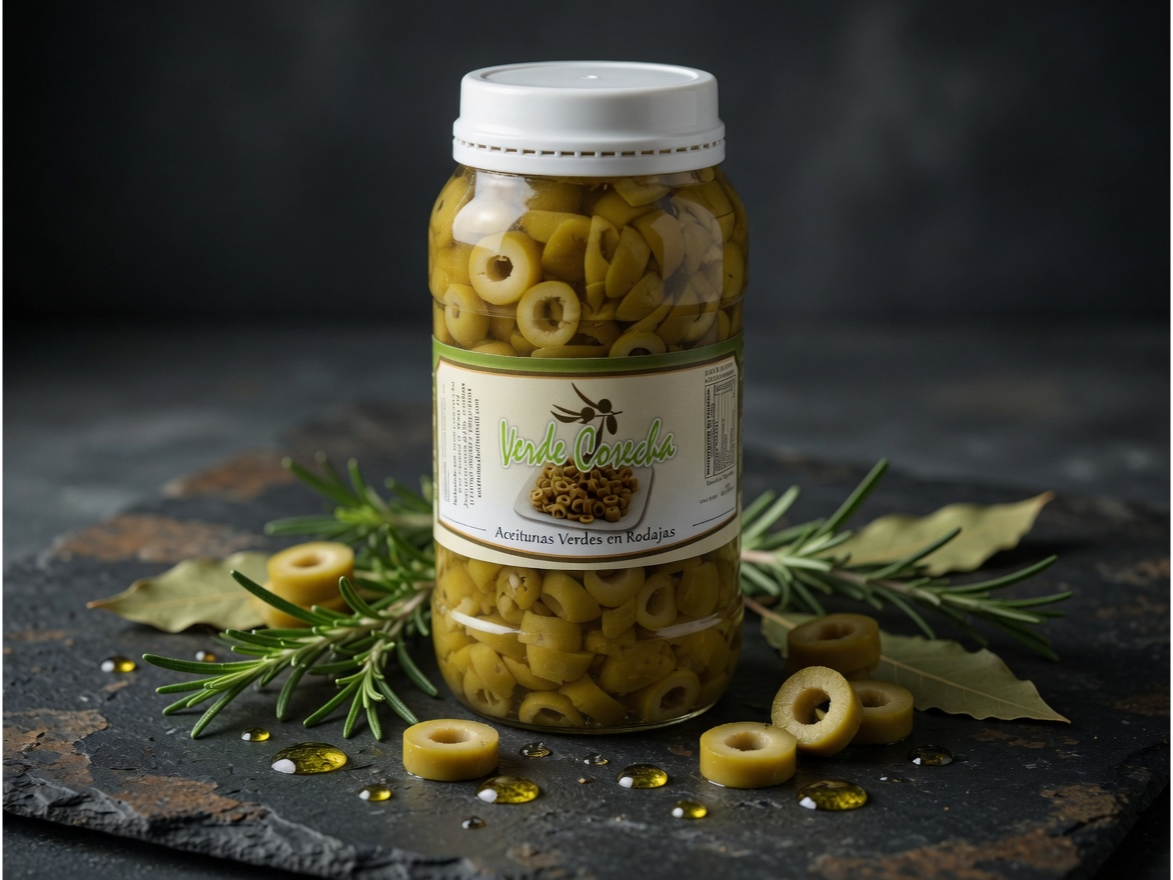 Aceitunas Verdes en Rodajas 500 g PET