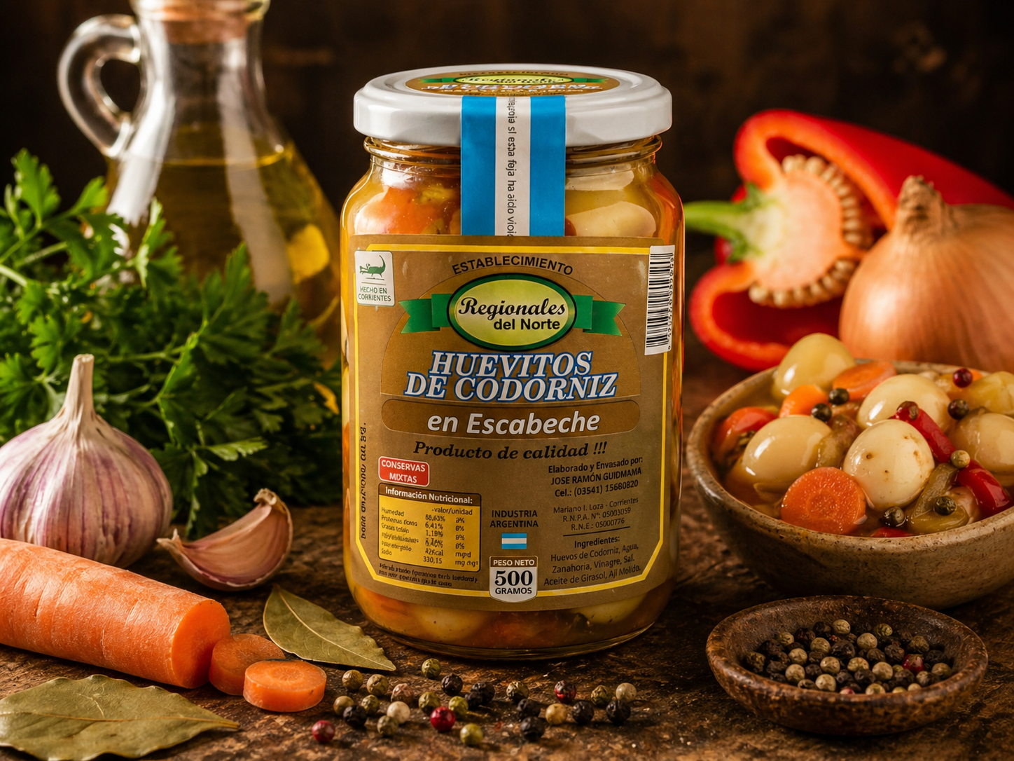 Escabeche de Huevitos de Codorniz 500 G