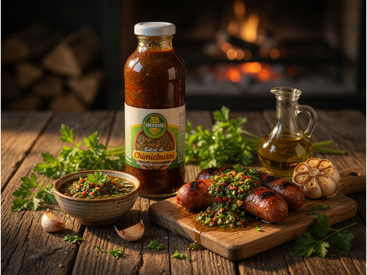 Salsa Chimichurri Taficeños 330 g Vidrio