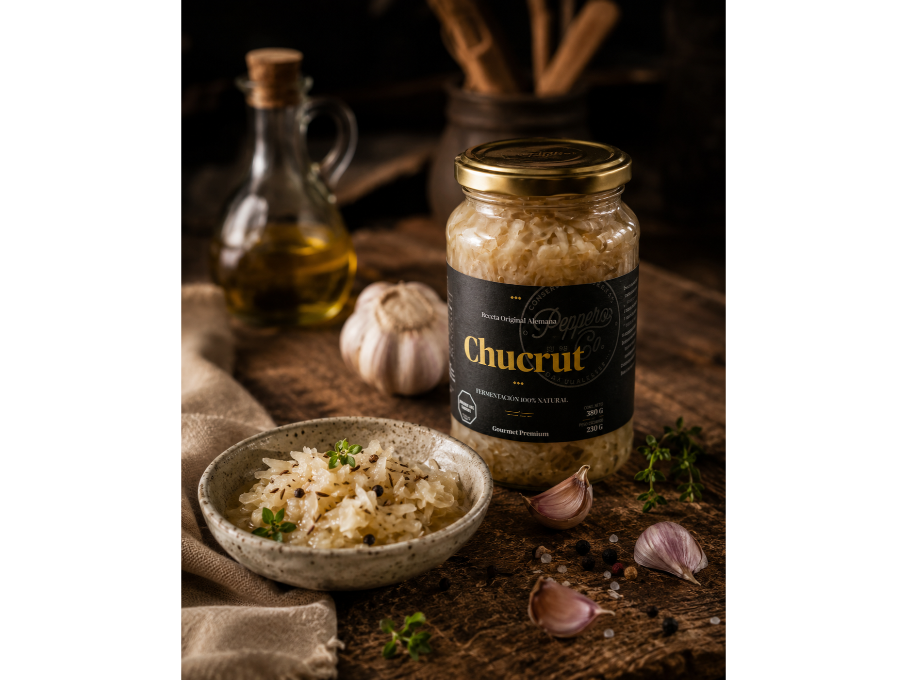 Chucrut de Repollo Blanco 360 cc