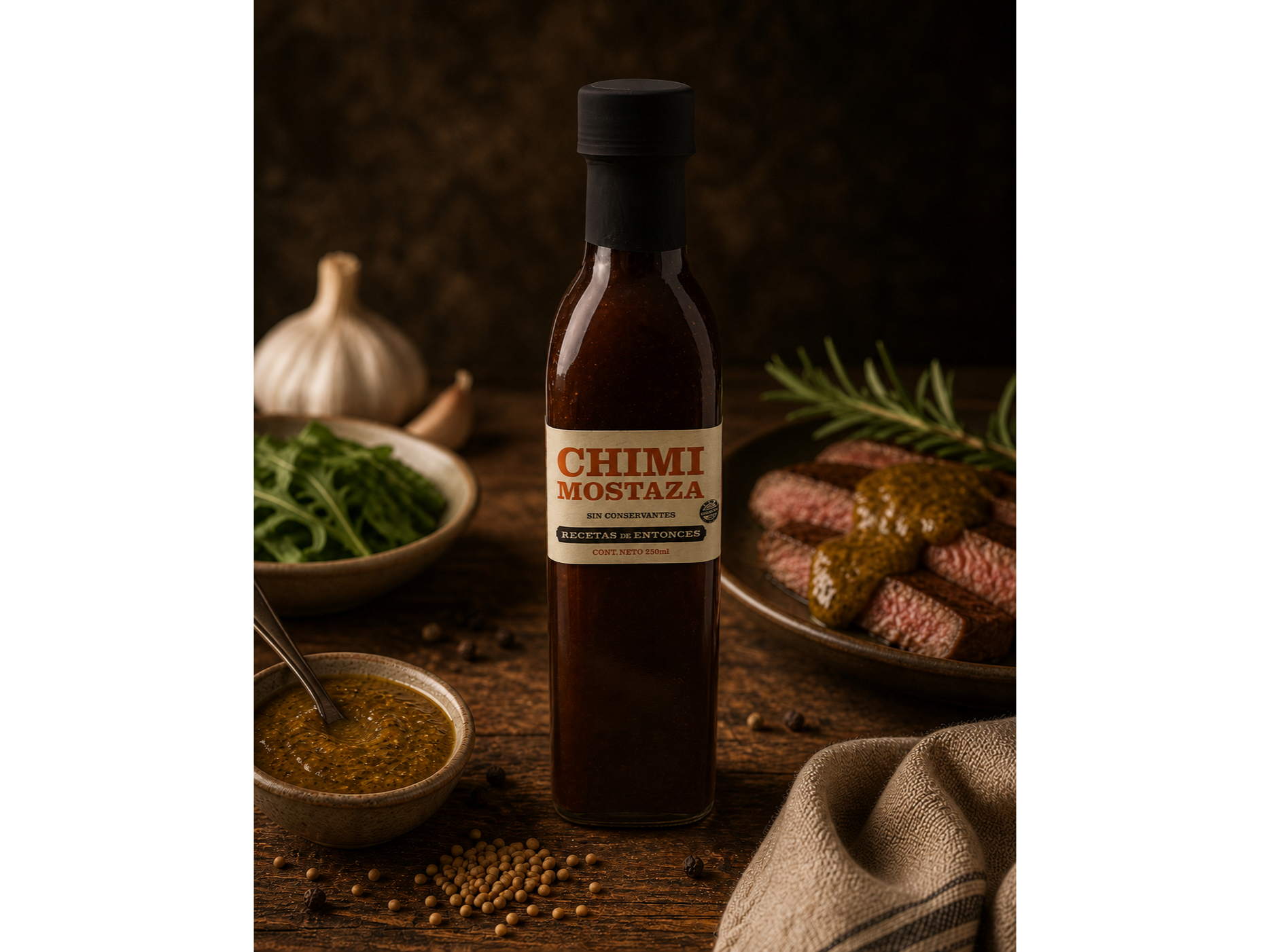 Chimichurri con Mostaza 250 ml