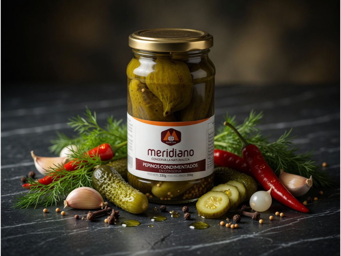 Pepino Condimentado 330 g Vidrio