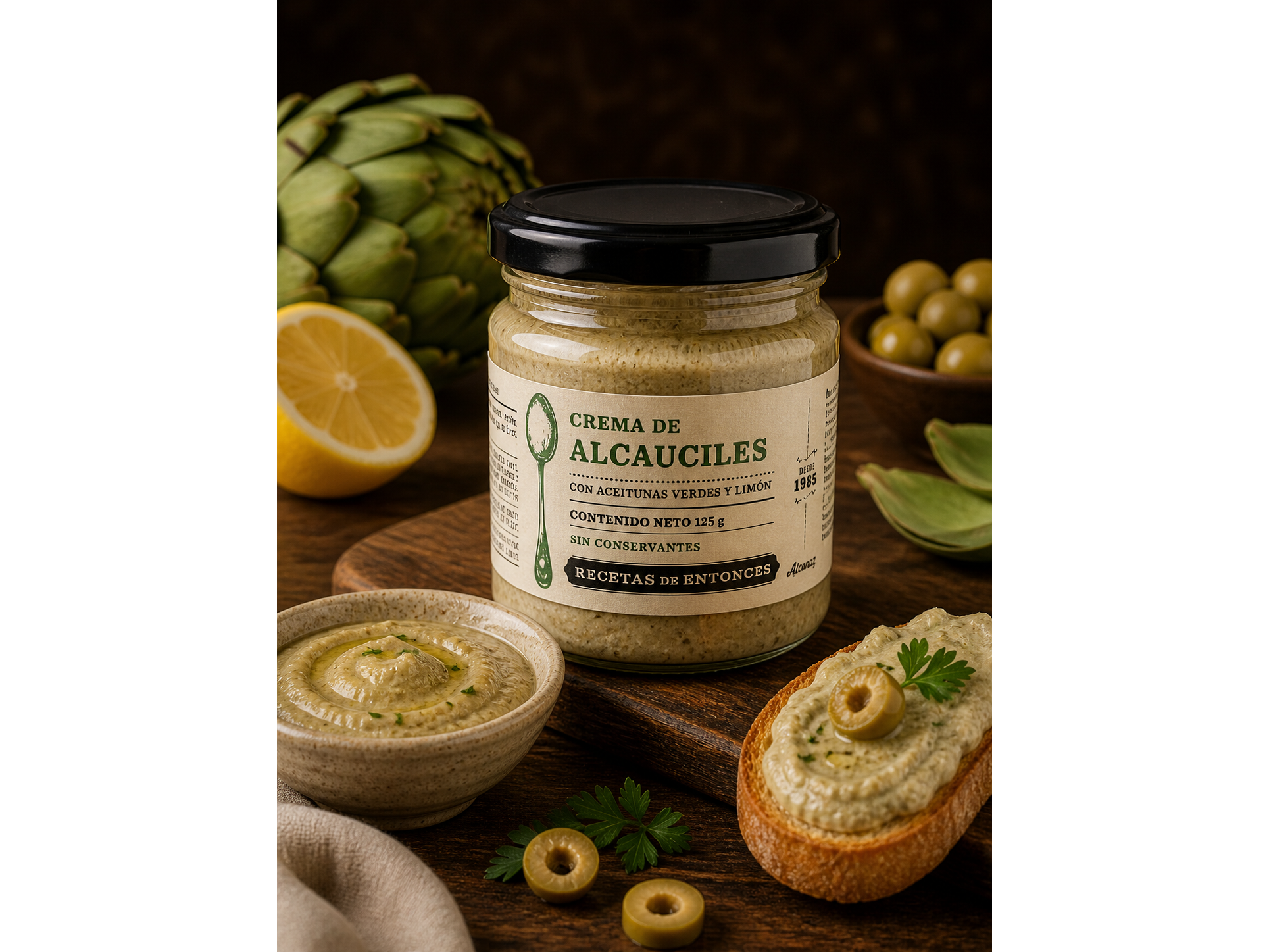 Crema de Alcauciles 170 ml