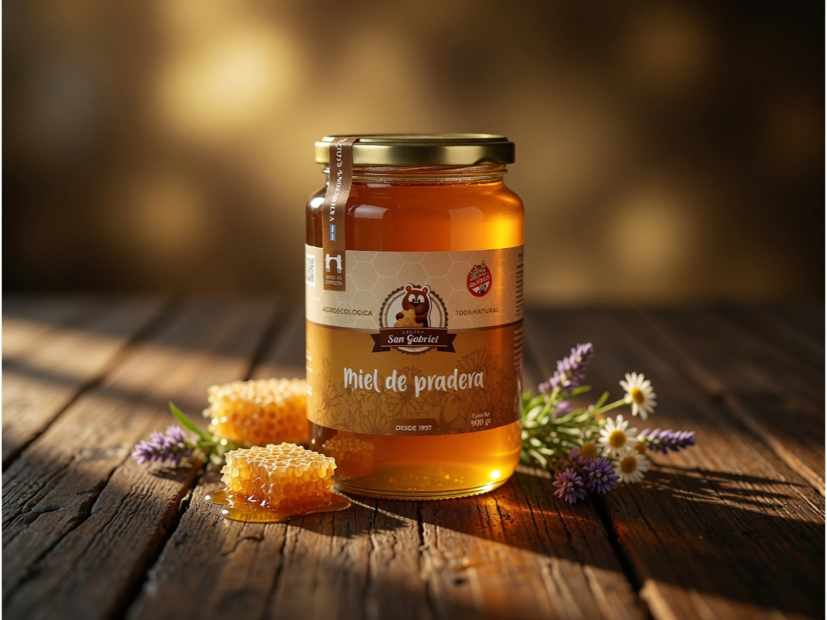 Miel de Pradera 900 g Vidrio