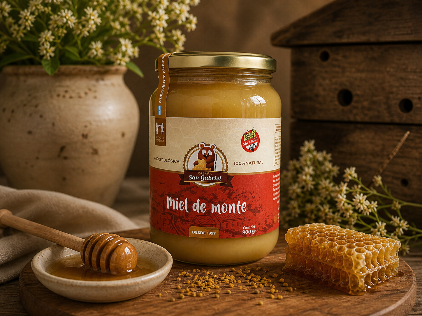 Miel de Monte 900 g Vidrio