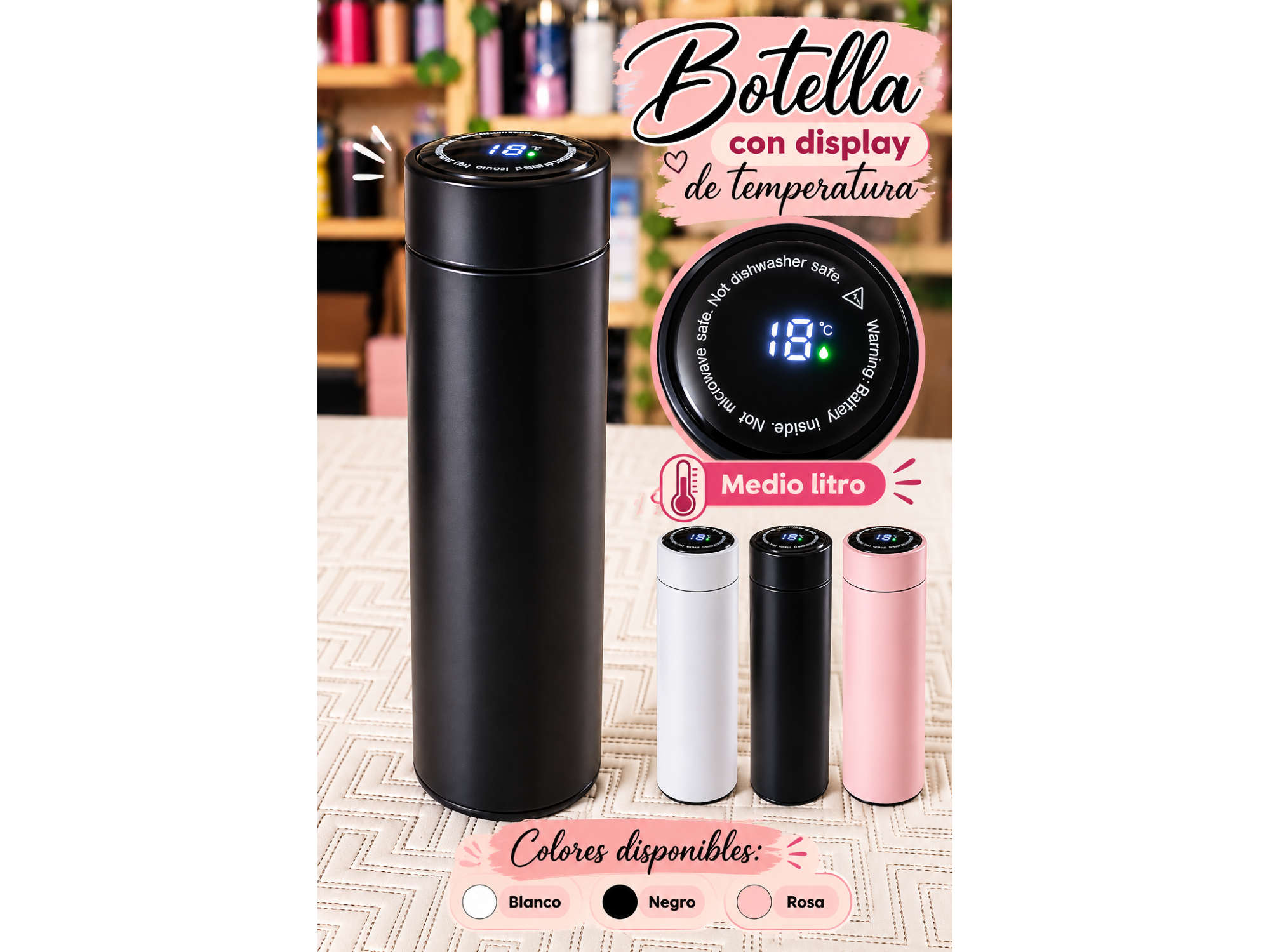 Botella display