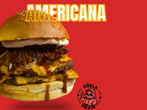 Bacon cheeseburger de Güela smash