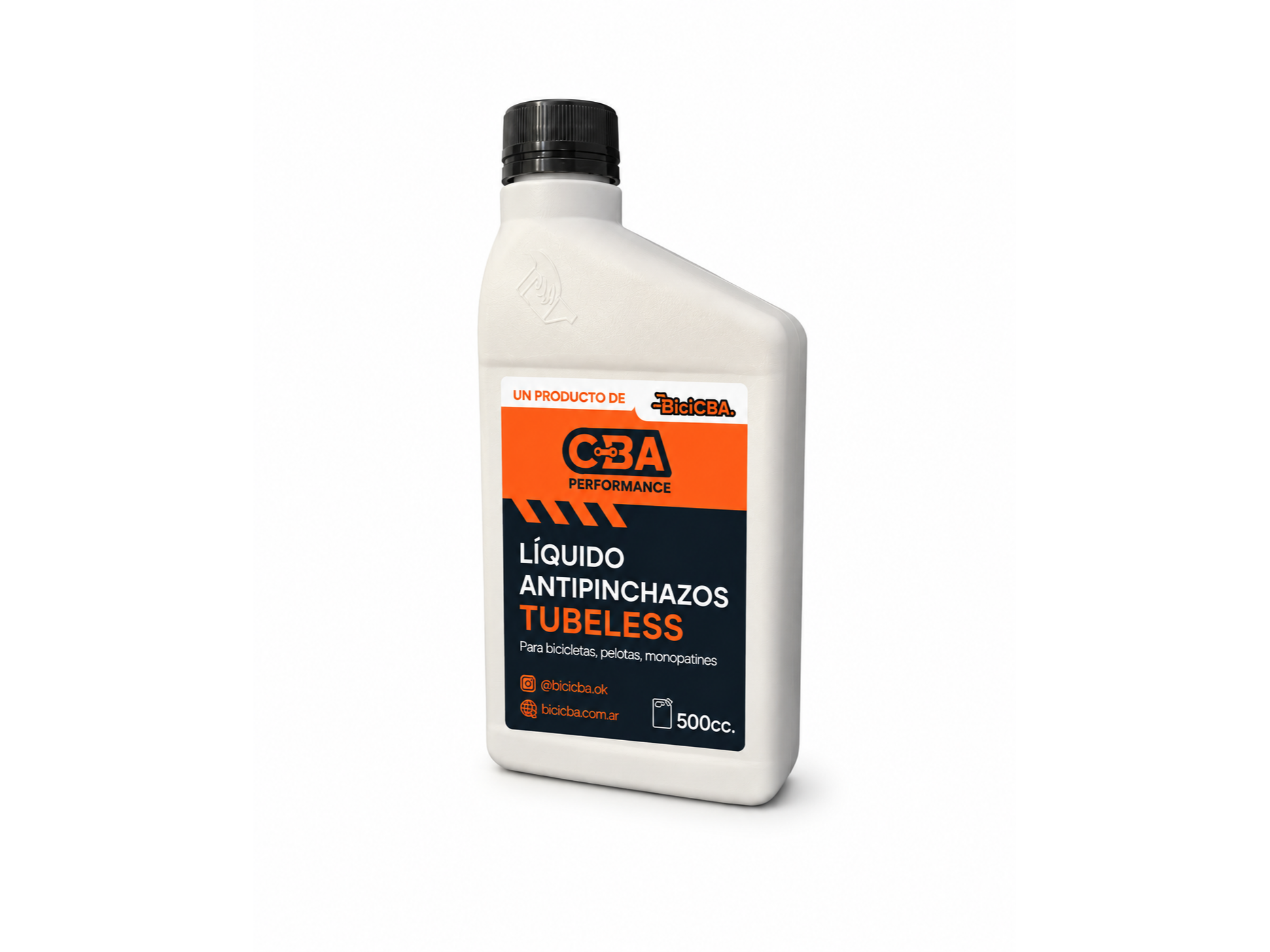 LIQUIDO TUBELIZADOR " CBA PERFORMANCE" - 1000 CC. --PARA SELLAR Y PREVENIR PINCHADURAS EN NEUMATICOS