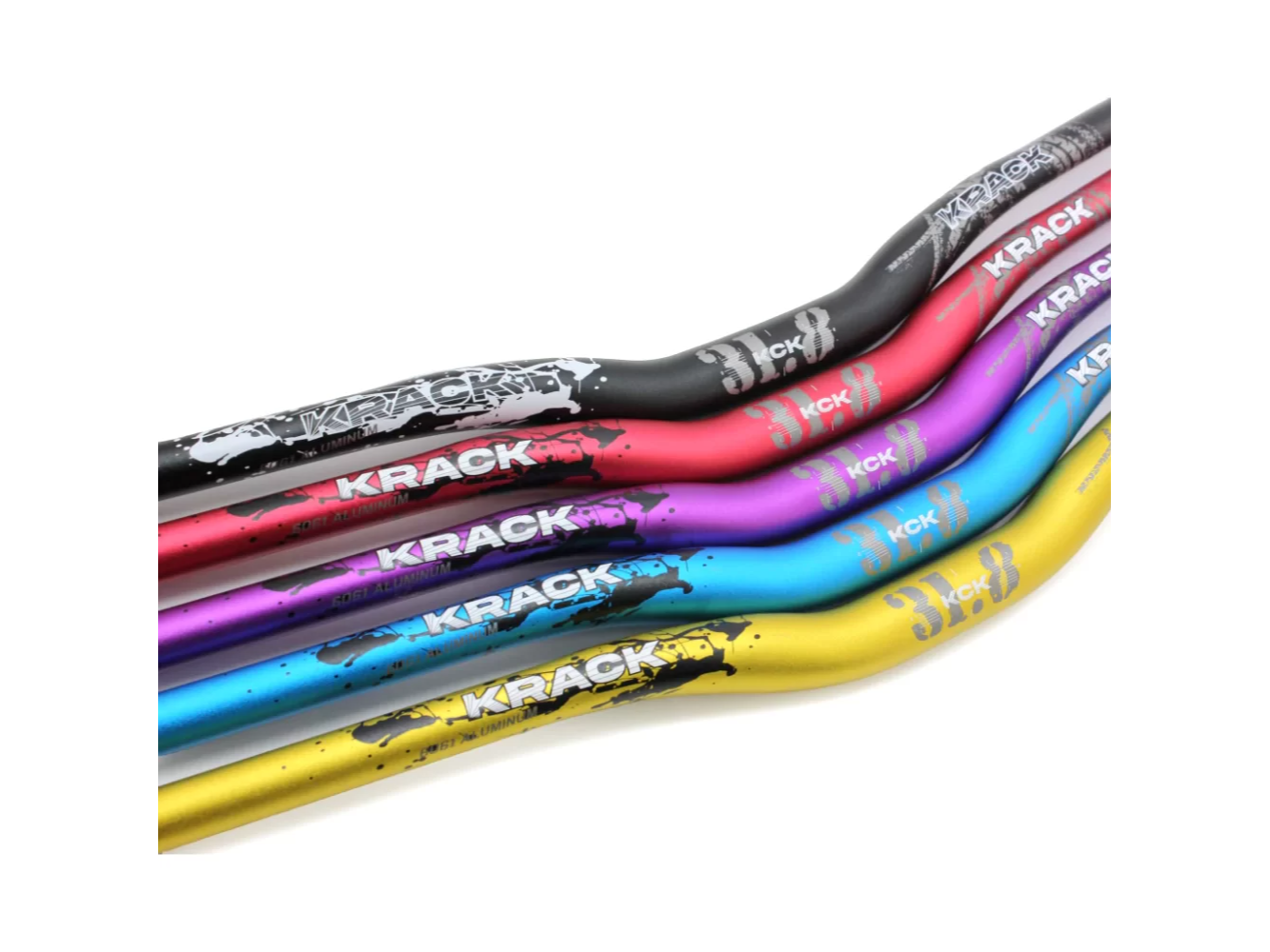 FORMA: MANUBRIO " KRACK " -- DOBLE ALTURA - ALUM. 31.8 MM. -- RISE 15 MM.