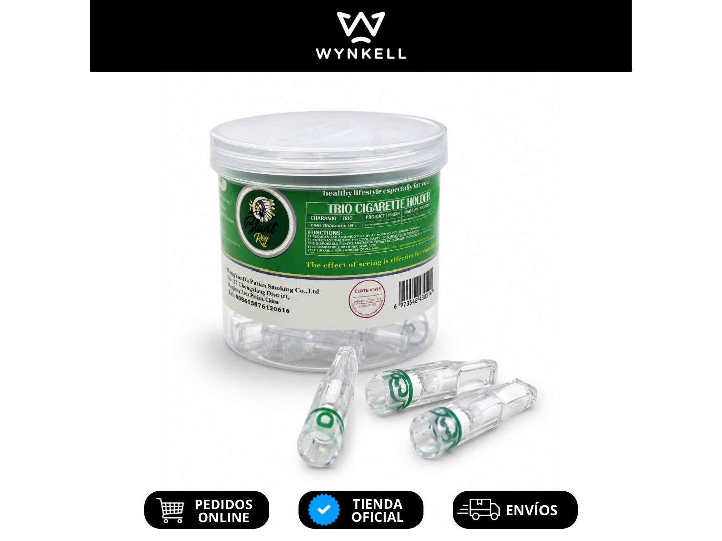 Filtros para Cigarrillos Blunt Rey x50