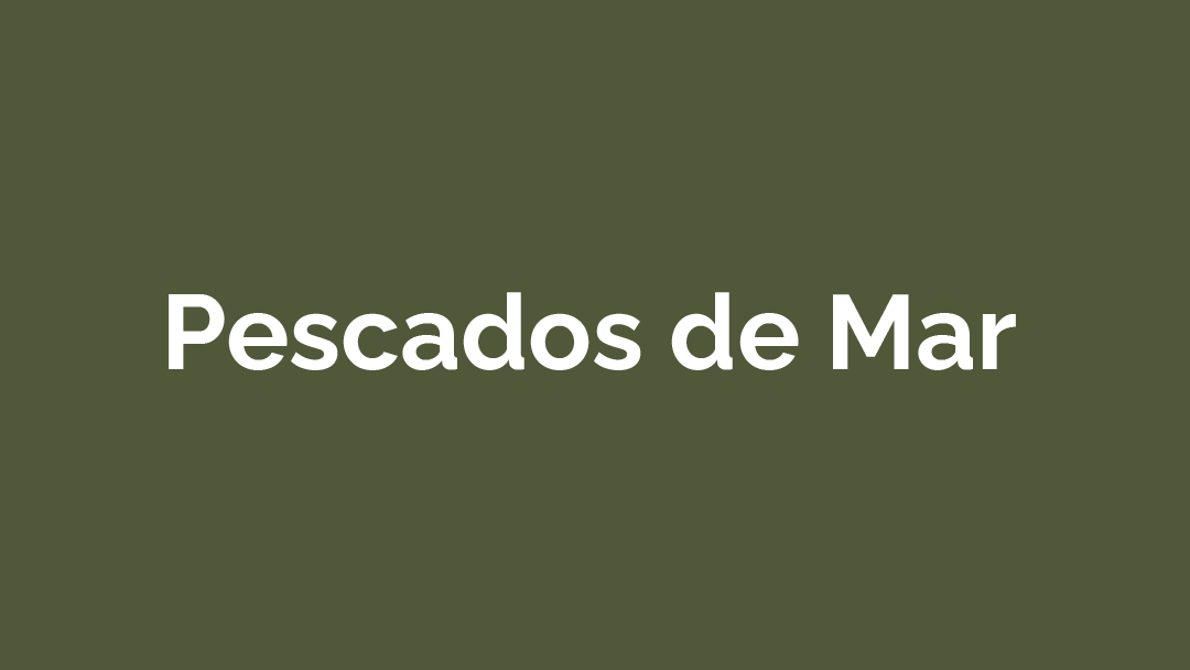 Pescados de mar