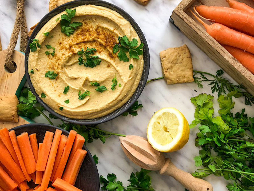 Hummus de Curry y Coco