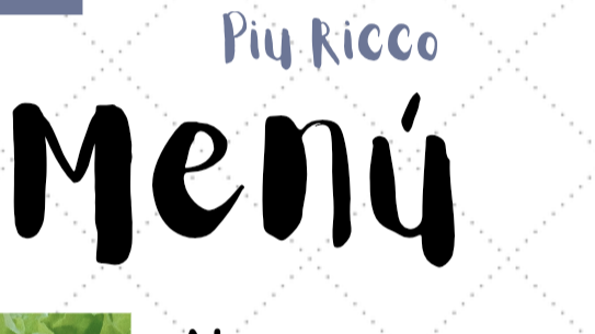 Menú del día (solo al mediodía)