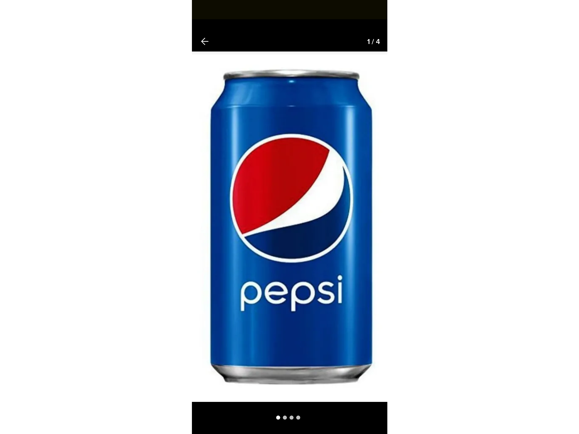 Pepsi lata 354 Cc