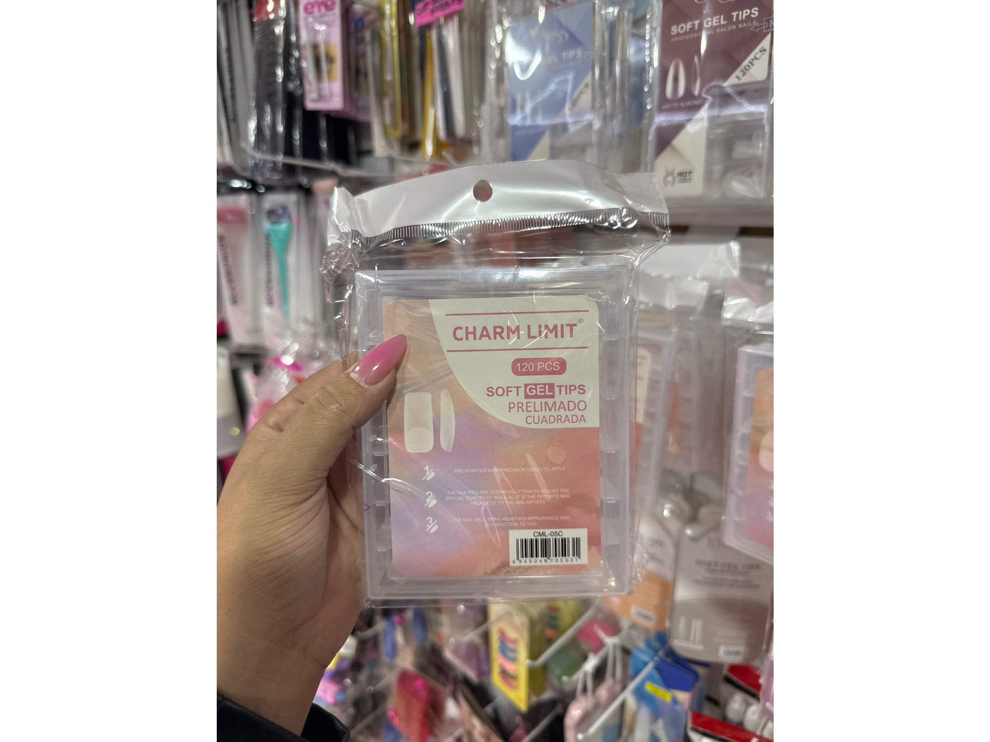 Tips cuadrada charm límit