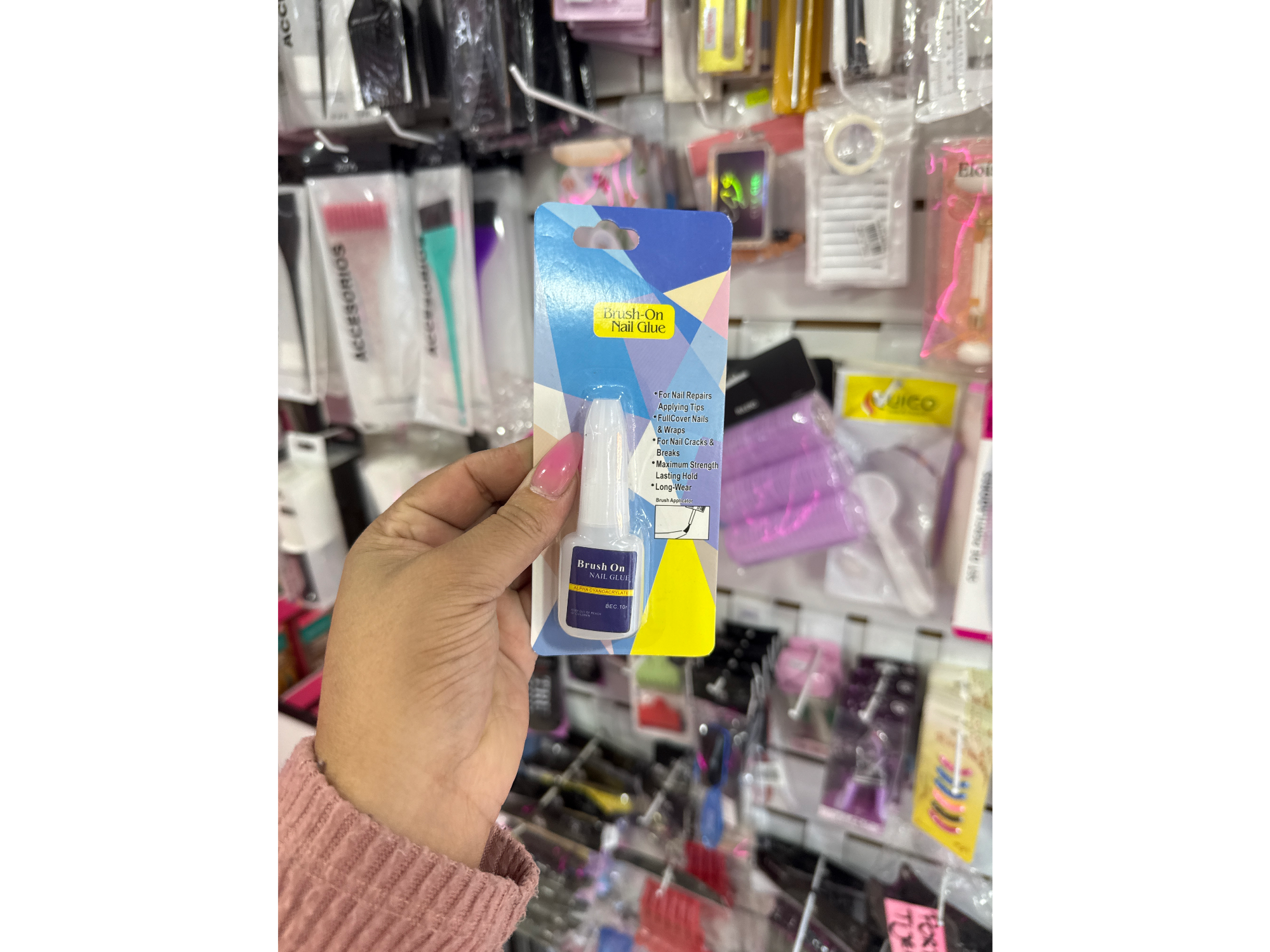 Pegamento uñas postizas