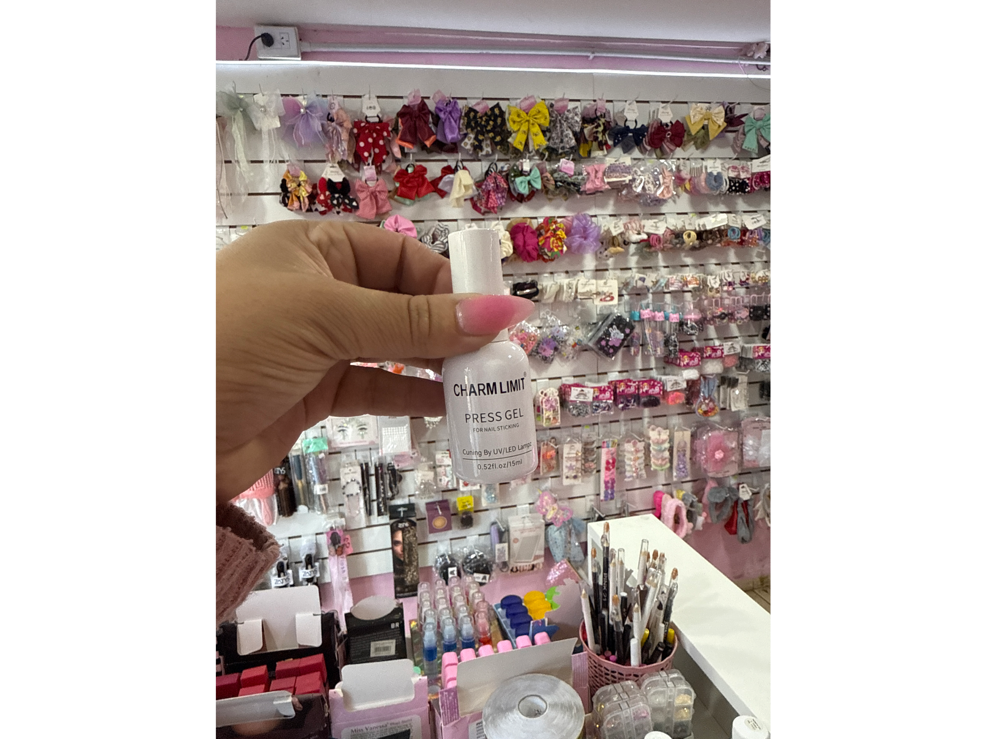 Press gel charm límit