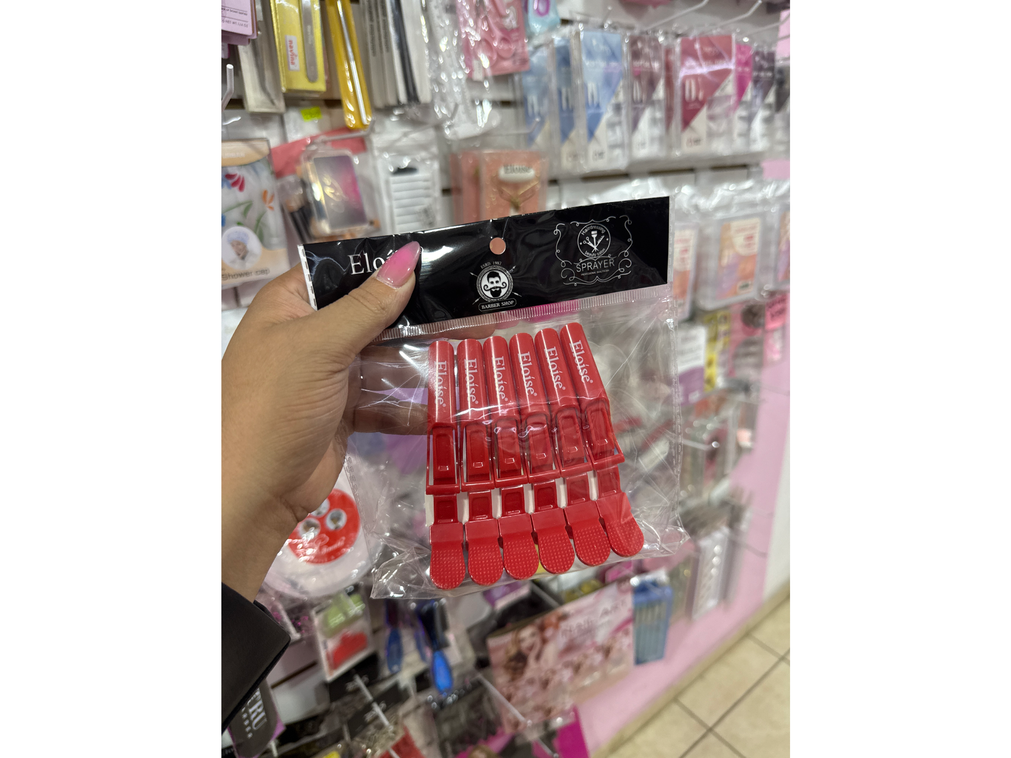 Broche cocodrilo x 6