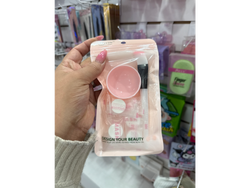 Bowls + pincel + mascarillas