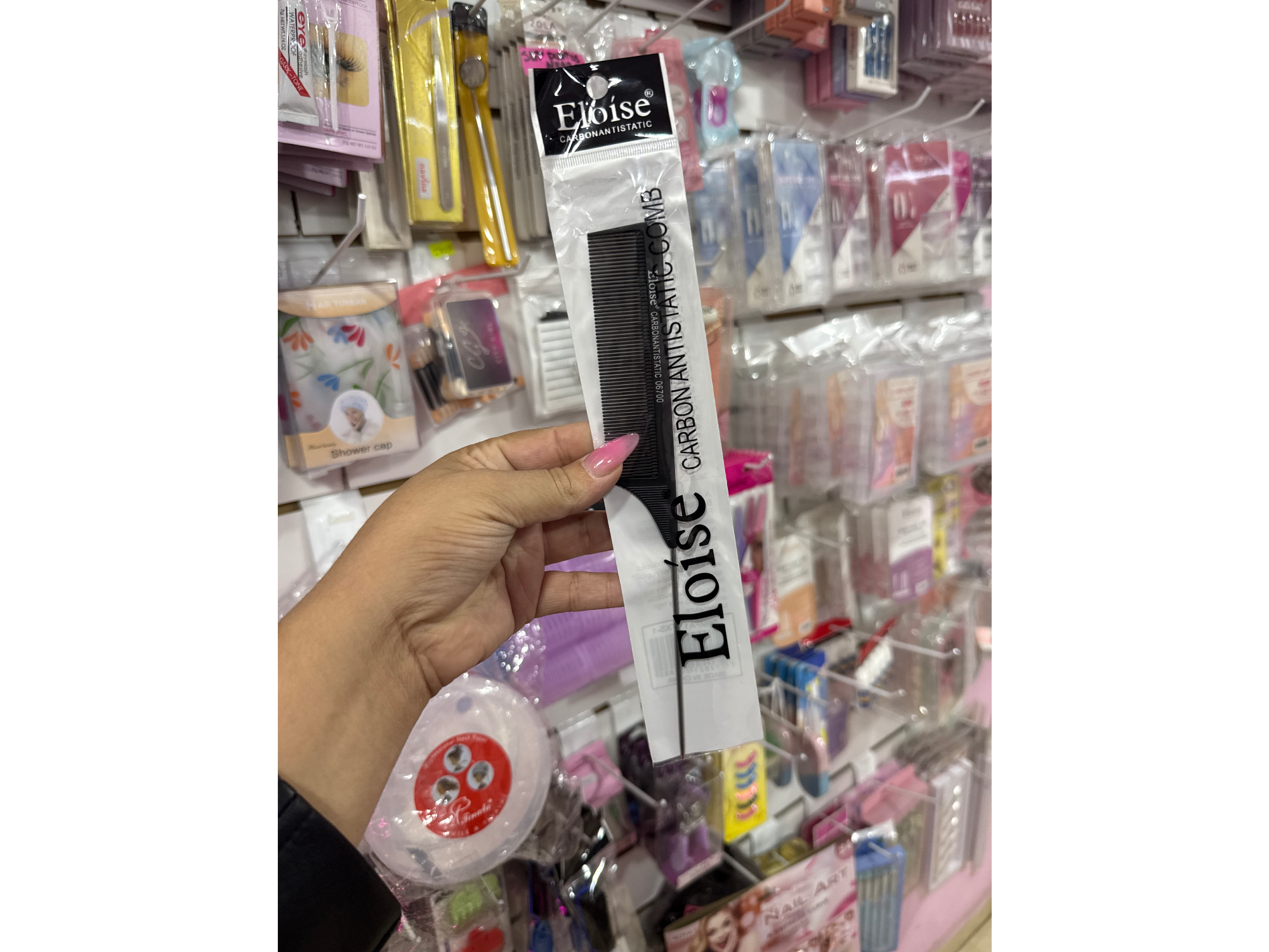 Peine cola punta mental