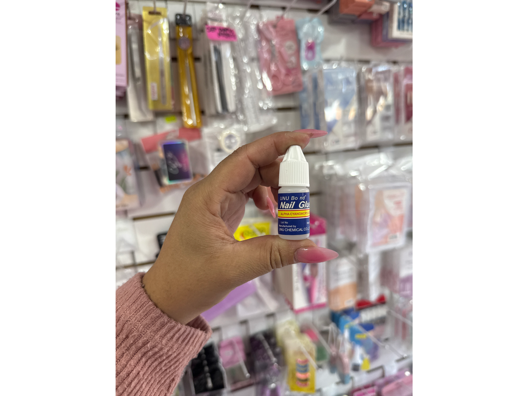 Pegamento uñas postizas