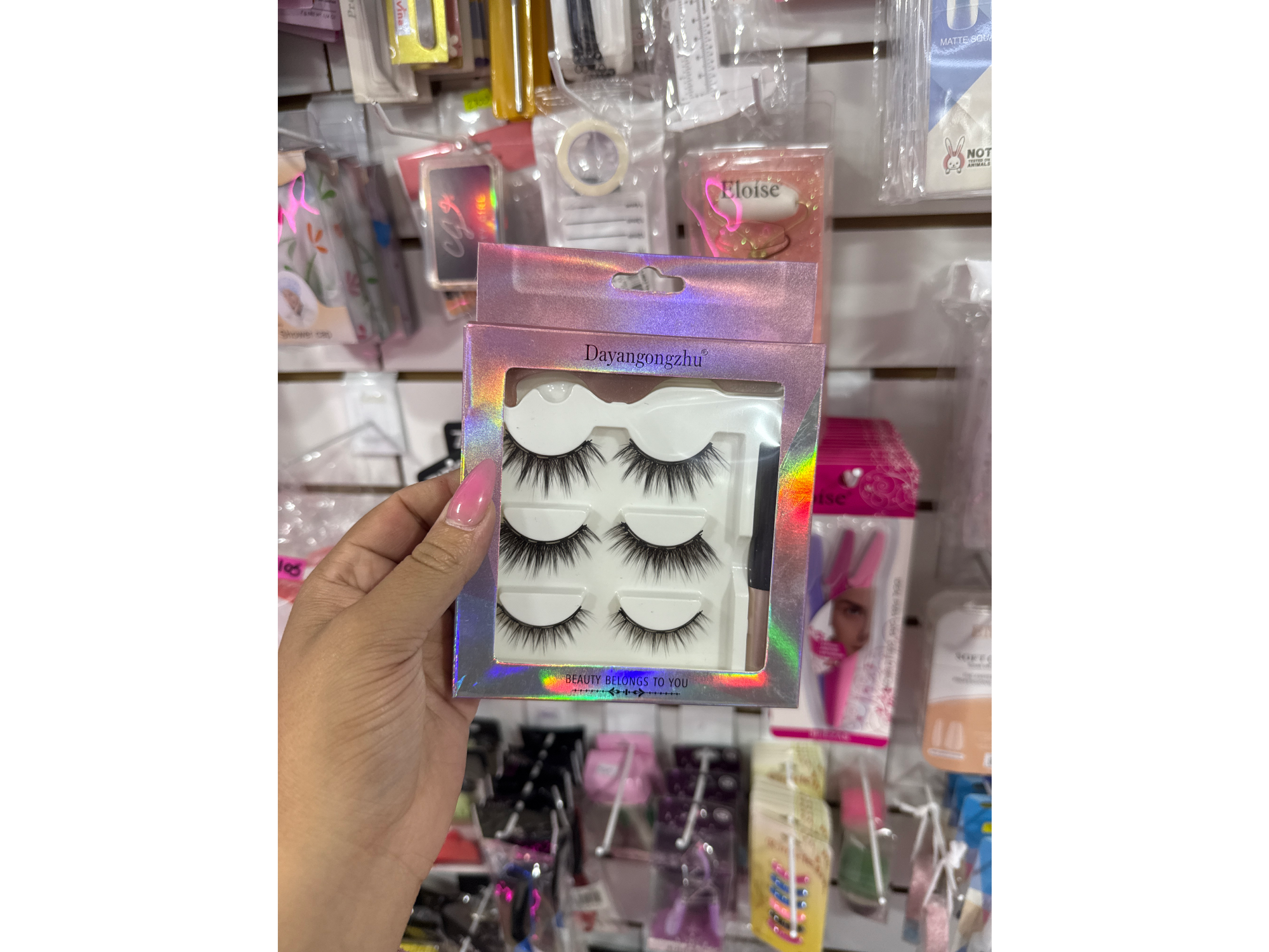 Pestañas magneticas sin pegamento