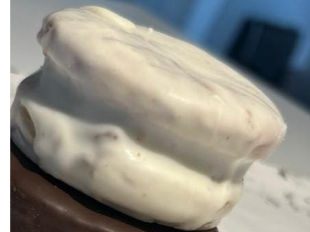 ALFAJOR DE CHOCOLATE BLANCO