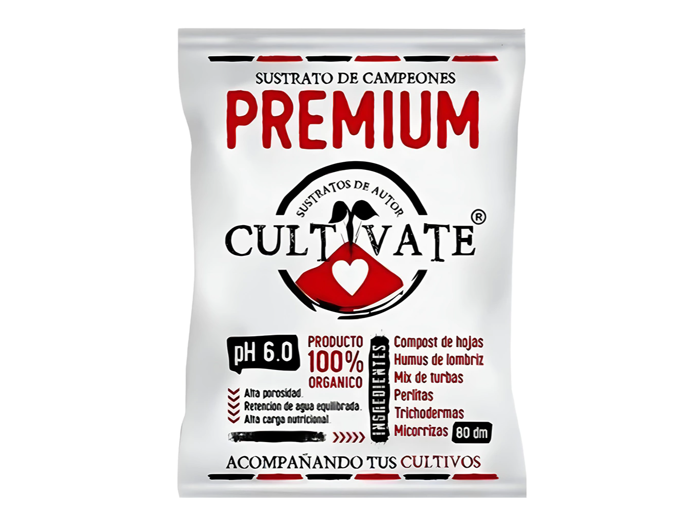 Sustrato Cultivate Premium 80l