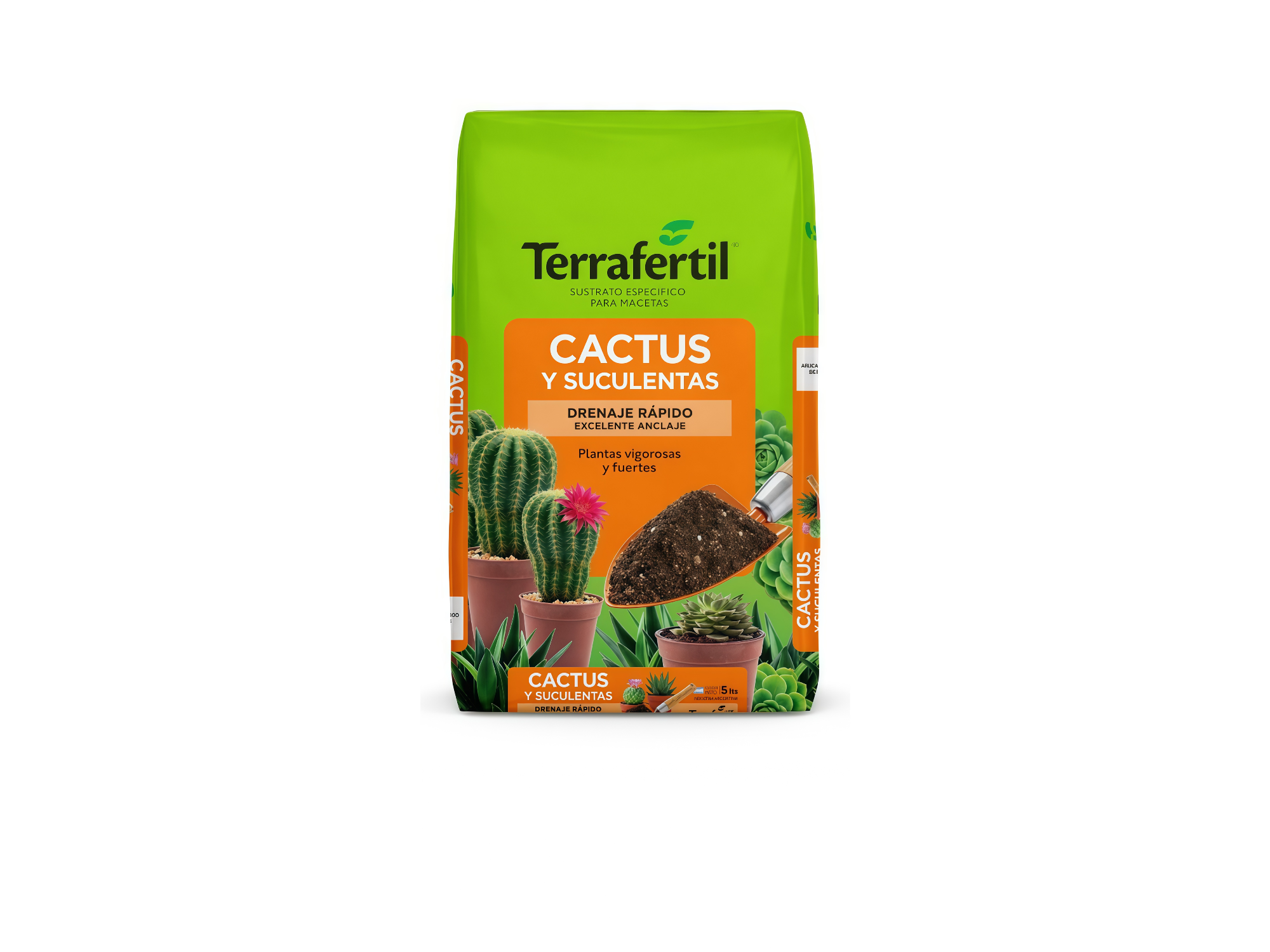 ustrato Cactus y Suculentas Terrafertil 5l