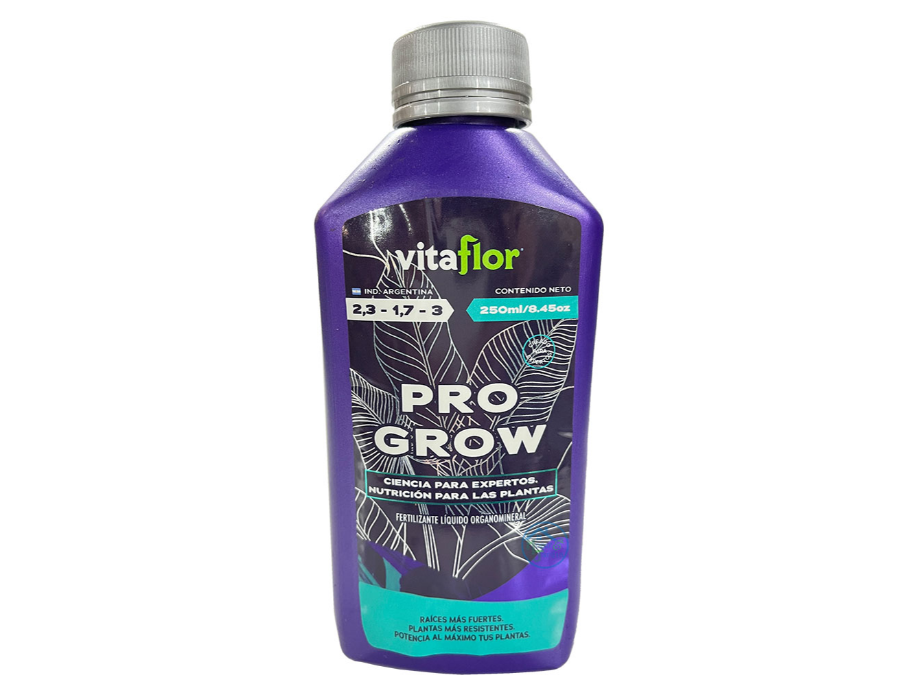 Fertilizante Pro Grow organomineral crecimiento 250ml