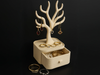 Caja en forma de arbol para joyas - Color a elección