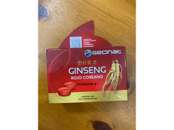 Ginseng Rojo Coreano 50 Comprimos. GeoNat
