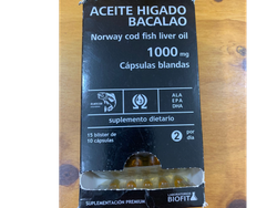 Blister Aceite de Higado de Bacalao BioFit