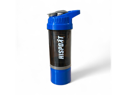 SHAKER VASO BATIDOR 500ML C/COMPARTIMENTOS HISPORT