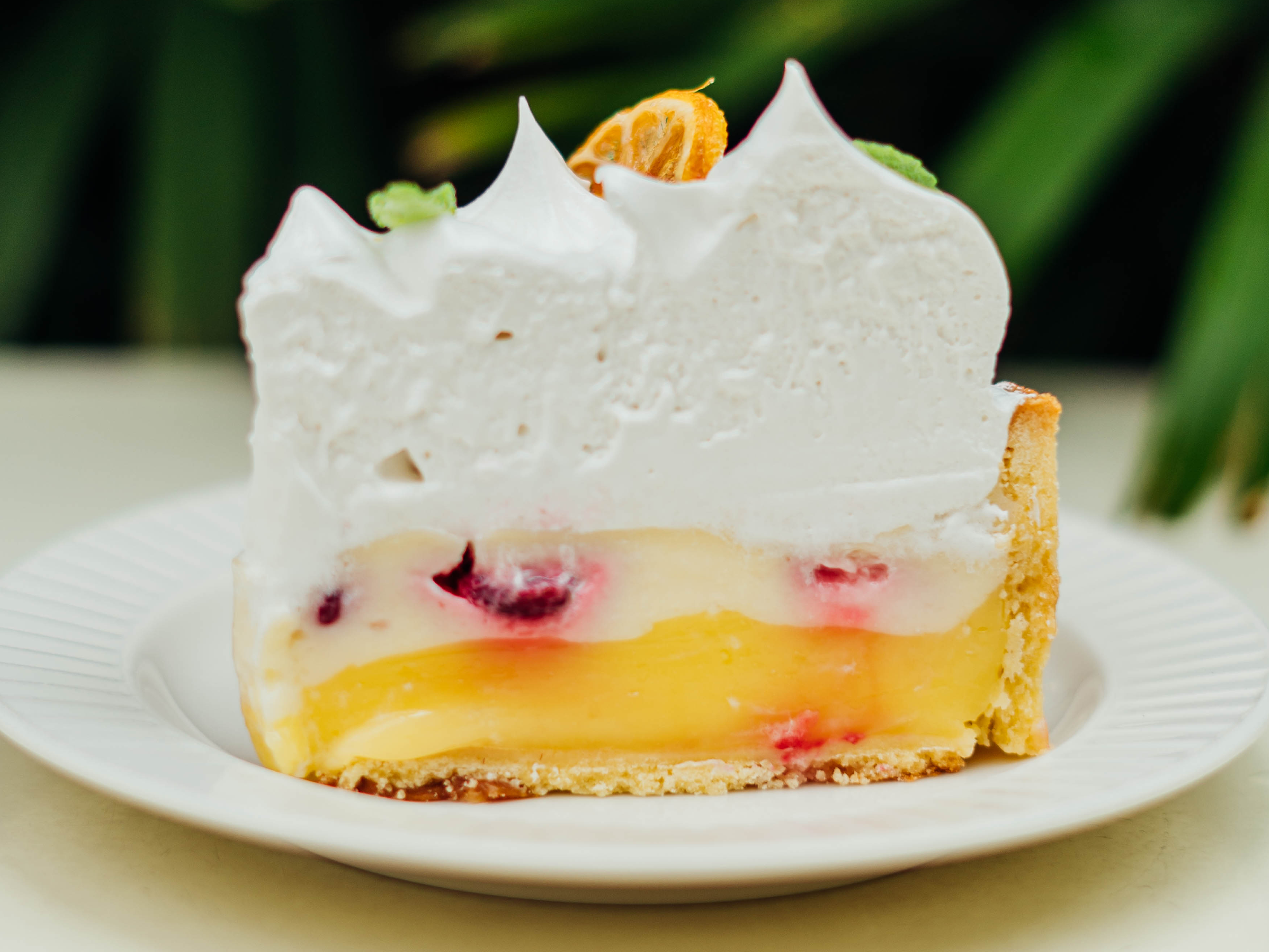 RASPBERRY LEMON PIE