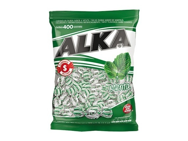 CHICLE ALKA MENTA  20U