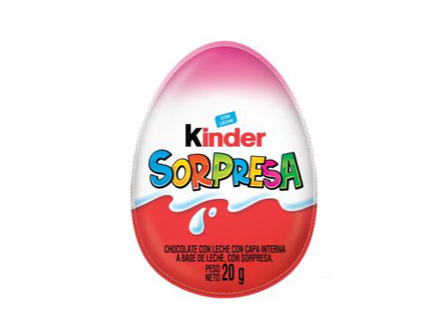 HUEVO KINDER TRADICIONAL  ROSA 20GRS