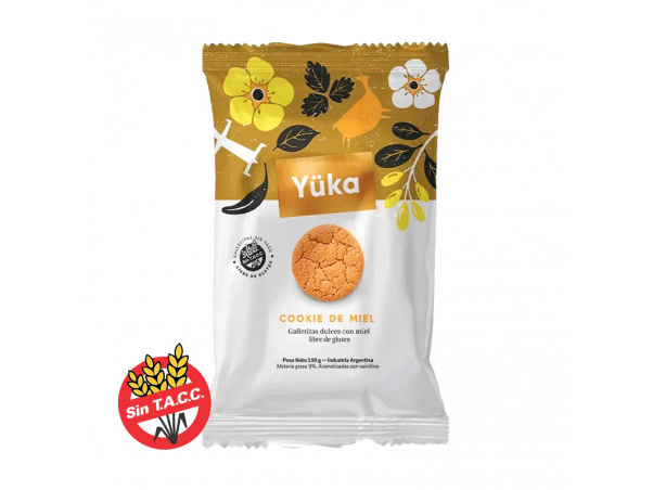 GALLETAS YUKA SABOR MIEL X 150 GRS