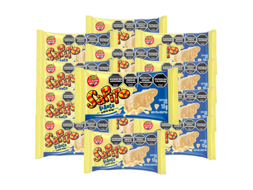 SAPITO CHOCOLATE BLANCO 24U
