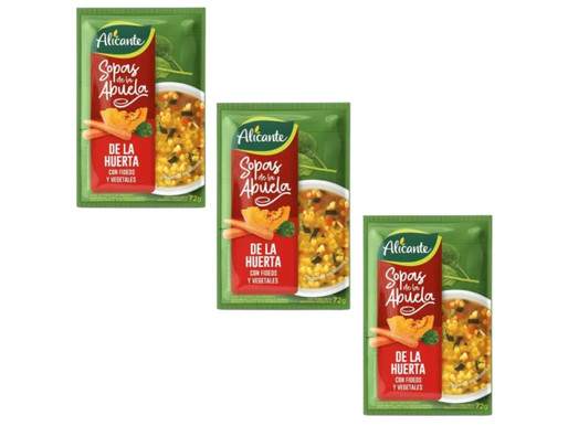 SOPA ALICANTE DE HUERTA  72 GRS