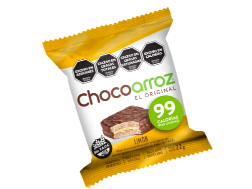 ALFAJOR CHOCOARROZ LIMON
