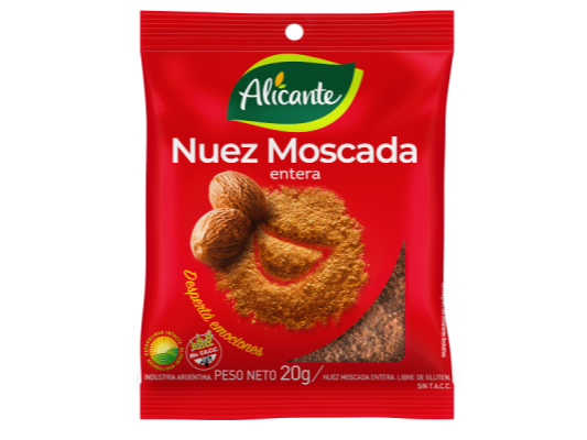 NUEZ MOSCADA ENTERA VELEZ  2 UN