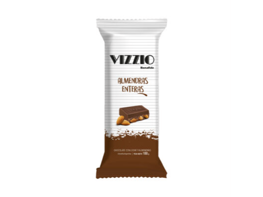 CHOCOLATE VIZZIO ALMENDRAS 35 GRS